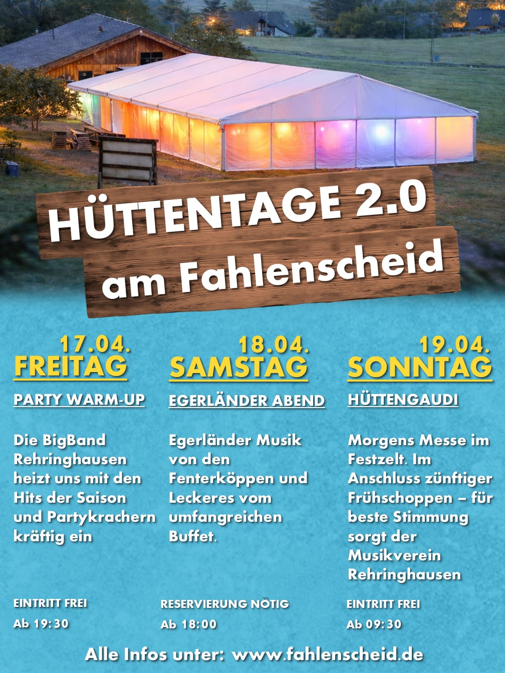 Hüttentage 2.0
