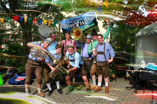 Gruppenbild von Tiggeses Brass Gruppenbild von Tiggeses Brass